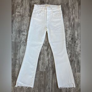 MOTHER Denim  Insider Crop Step Fray in  Fairest Of Them All size 24
